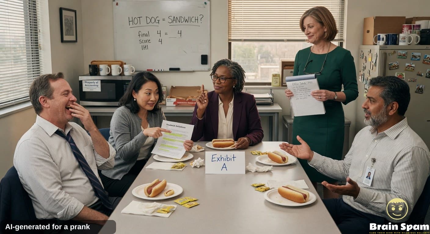 SHOCKING EXCLUSIVE: RENATA POOLE ENDS THE EPIC OFFICE HOT DOG SANDWICH DEBATE FOREVER